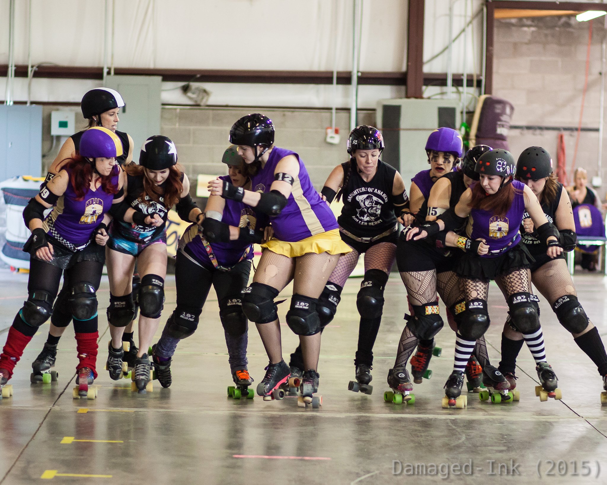 Rollin Rebellion vs Daughters of Anarchy 04.11. Photo Courtesy of Damaged-Ink